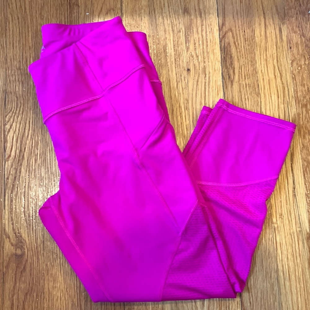 Work once! Pink Athleta leggings